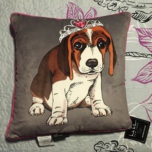 Nicole Miller NY Pet Decorative Pillow - Tiara Dog